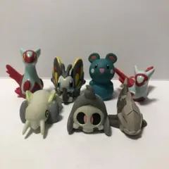 ポケモンキッズ　ソフビ　指人形　バンダイ　2002年等　7体セット　ニンテンドー