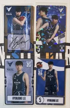 ☆25-26長崎ヴェルカ イ ヒョンジュン オンサイトカード 4枚セット☆