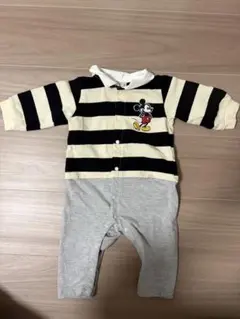 petit main ミッキーマウス ロンパース