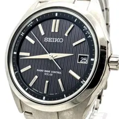 【稼働】SEIKO ブライツ チタン デイト 電波ソーラー 腕時計