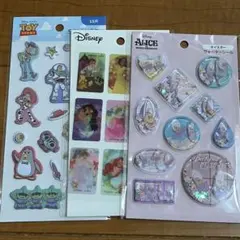 【セリア】プリンセス　トイストーリー　ヤングオイスター　シール