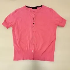 【値下げ】Paul Smith ピンク 半袖綿カーディガンのサムネイル