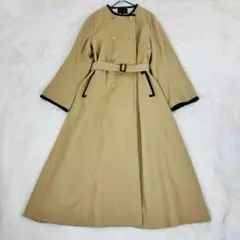 UNTITLED　MANTECO カラーレスコート　ベルト付き　ロングコート　４
