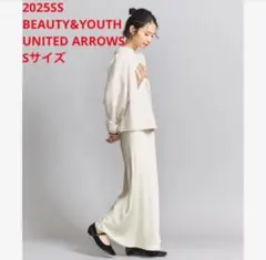 ほぼ新品＊BEAUTY&YOUTH UNITED ARROWSサテンスカートWⅵ