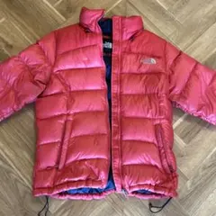 ノースフェイス ダウンジャケット ピンク ネイビー
