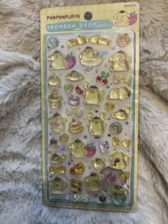サンリオ第2弾 ポムポムプリン ボンボンドロップシール ボンドロ ポムプリ
