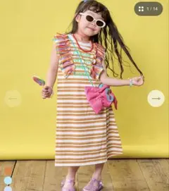 マーキーズ　Natsumiコラボ　チュールノースリーブワンピースのサムネイル