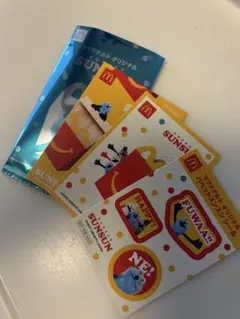 マクドナルド　パペットスンスン　シール・ステッカー