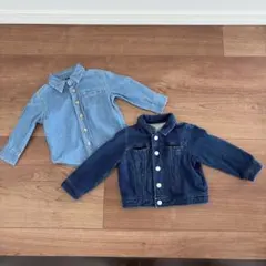 ☆【デニムジャケット　COMME CA ISM】デニムシャツセット　80サイズ☆