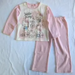 Hello Kitty 長袖パジャマ 110サイズ ピンク