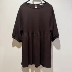 GLACIER チュニック ブラウン Mサイズ
