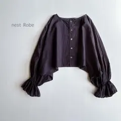 【美品】ネストローブ　リネン100 チェック　長袖　シャツ 楽天市場】【美品】2020/ ネストローブ nest Robe ギンガム