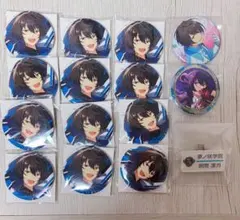 あんさんぶるスターズ朔間凛月缶バッジ 15個セット 朔間凛月 招募缶バッジ4点セット 朔間凛月 あんスタ コラボ 缶