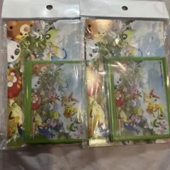 未開封 ポケセン ポケカ つながるえがお デッキシールド32枚入り×2セット