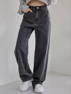 Dazy ストレートデニム ダークグレー