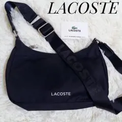 LACOSTE アクティブナイロン ホーボーバッグ ロゴストラップのサムネイル