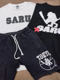 SARU サンタスティック Tシャツ & ハーフパンツ L M 3点セットのサムネイル