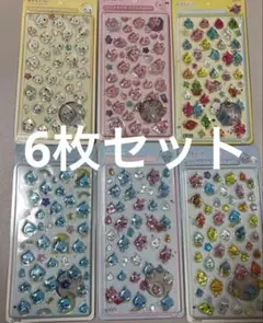 しずく　ちゃん　ボンボンドロップシール6枚セット　インポート