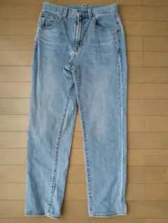 ライトブルー ストレートデニム ハイウエスト