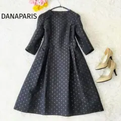 美品✨ DANAPARIS ダナパリ ワンピース 総柄 パーティーセレモニー