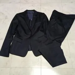 UNTITLED パンツスーツ セットアップ シャドーストライプ １
