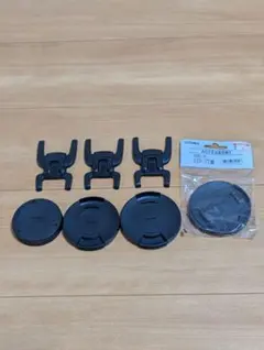 SIGMAレンズキャップ/リアキャップ、フラッシュスタンド 7点セット