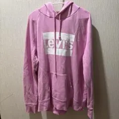 リーバイス　revi's スウェット　パーカー　スウェットパーカー　ピンク