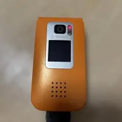 Vodafone 携帯電話 V601T オレンジ　折りたたみ