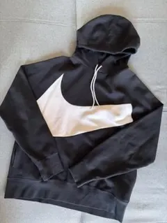 NIKE プルオーバー　パーカー　ビッグロゴ　スウェット　ブラック　黒