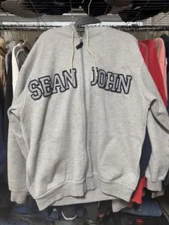 seanjohn パーカー　グレー　bboy ショーンジョン SEAN JOHN フルジップパーカー 商品詳細｜ストリート