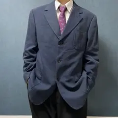 【希少】LOEWE テーラードジャケット アンコン ネイビー BC00