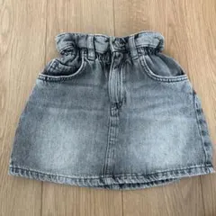 ZARA グレー デニムスカート 6 (116cm)