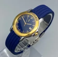 TRUSSARDI トラサルディ デイト クオーツ ユニセックス 稼働品・新電池