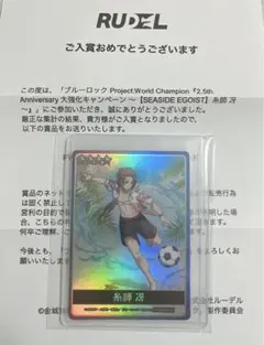【限定 非売品】ブルーロックPWC オリジナルトレーディングカード全種セット 限定 非売品】ブルーロックPWC オリジナルトレーディングカード
