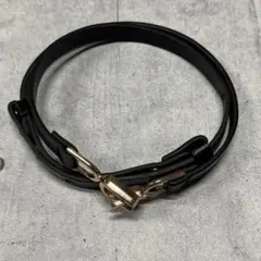 新品 デザインバックルベルト アジャスタブルベルト ブラック