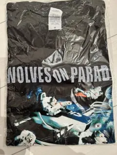 マンウィズ Wolves on Parade Tシャツ M 黒のサムネイル