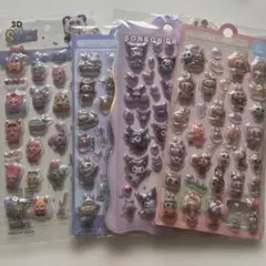 BONBON DROP 3Dステッカ–4枚セット