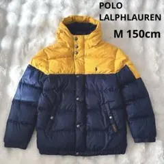 ネイビー/イエロー ダウンコート