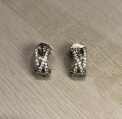 Ponte Vecchio k18 ホワイトゴールド ダイヤピアス1.2ct - メルカリ