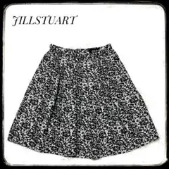 [JILLSTUART] フレアミニスカート　フラワープリント　フェミニン　綺麗