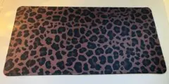 ヒョウ柄マウスパッド&デスクマット