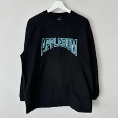 【こー様専用】APPLEBUM ブラック ロゴ入り 長袖カットソーのサムネイル