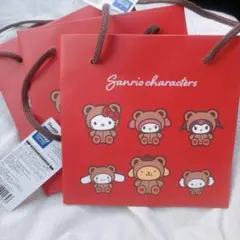 サンリオキャラクターズ くま耳デザイン 紙袋 3枚セット
