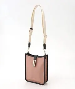 LA BAGAGERIE　スクエアレザーミニショルダーバッグ