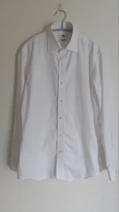 【2着セット】UNIQLO スーパーノンアイロンスリムフィットシャツ Mサイズ