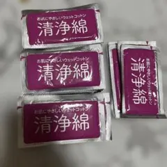 清浄綿 お肌にやさしいウェットコットン　新品　35個