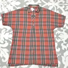 ✴️新品✴️◆クロコダイル レディース チェック 半袖シャツ◆のサムネイル