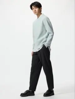 26年モデル ウルトラストレッチパンツ ブラック XL ユニクロ UNIQLO