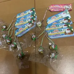 ご当地ハローキティ 愛知 伊良湖ヤシノミ あさり姫　ストラップ10個ラストセットのサムネイル