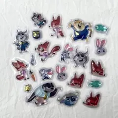 ズートピア2　プチドロップステッカー　おすそ分け